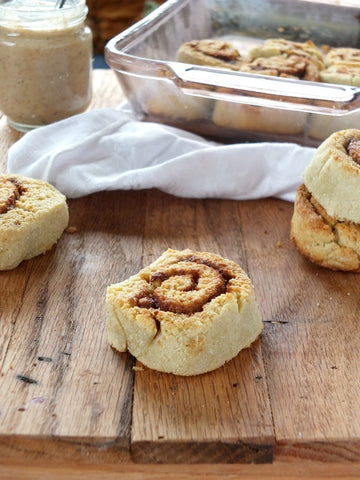 Almond Flour Cinnamon Rolls