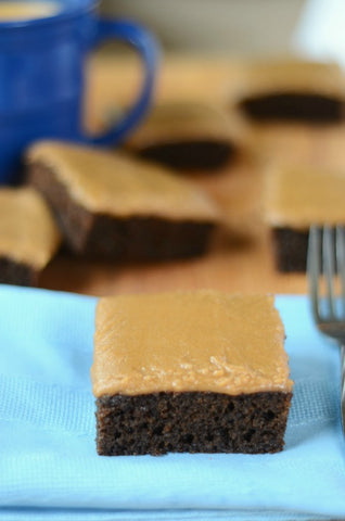 Coffee Cake with Caramel Frosting