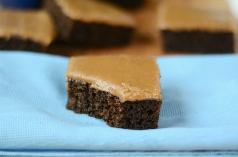 Coffee Cake with Caramel Frosting