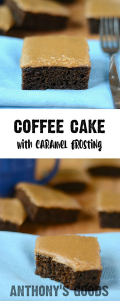 Coffee Cake with Caramel Frosting