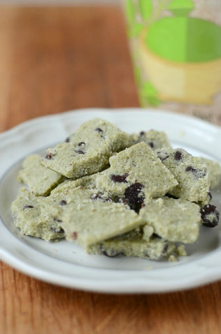 Moringa Cookie Dough Fudge