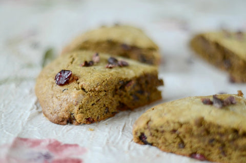 Cranberry Cacao Teff Scones