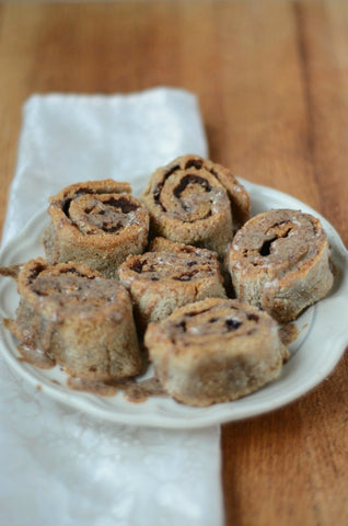 Tiger Nut Flour Cinnamon Rolls (vegan)