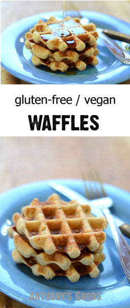 Gluten-Free and Vegan Crispy Waffles