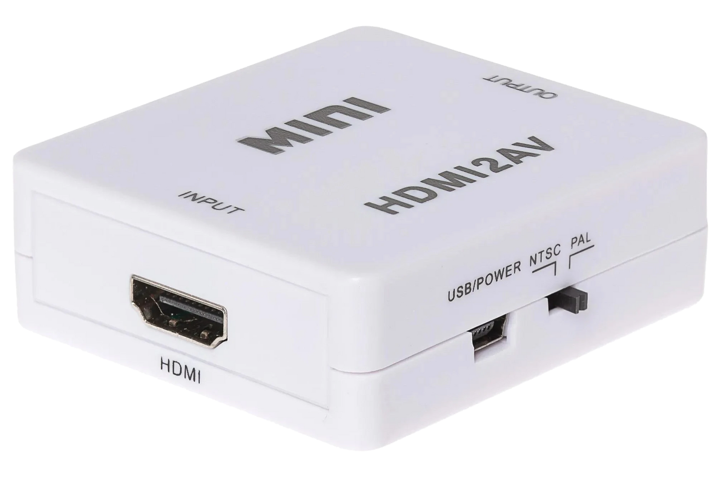 Nikkai HDMI to RCA Composite Converter with Mini USB Cable