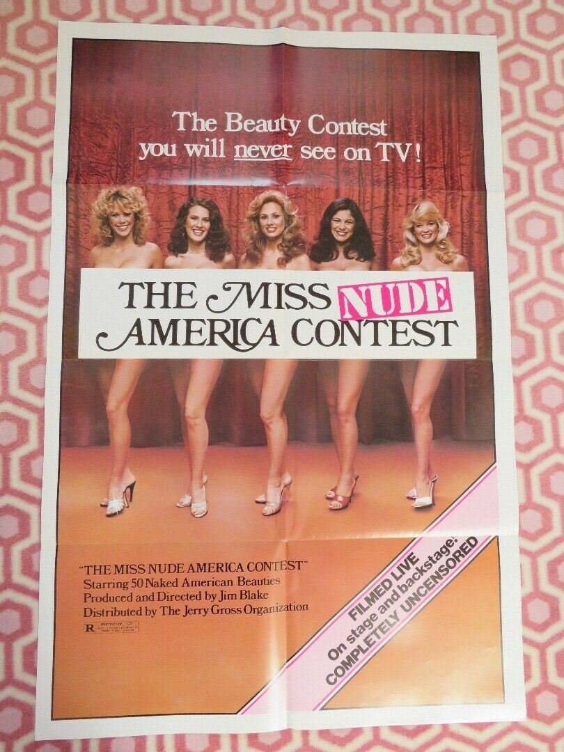 The Miss Nude America Contest Folded Us One Sheet Poster Jim Blake 197 Rendezvous Cinema 1739