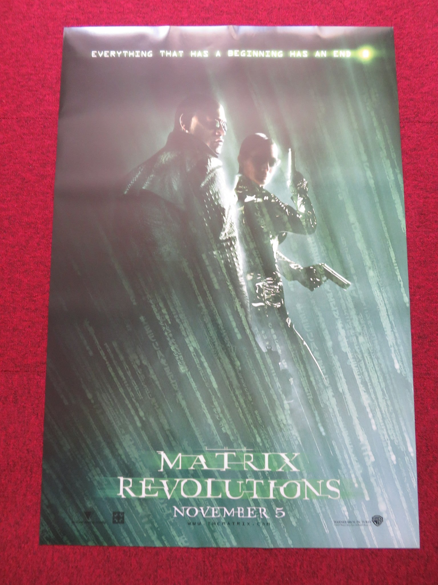 the matrix revolutions movie poster