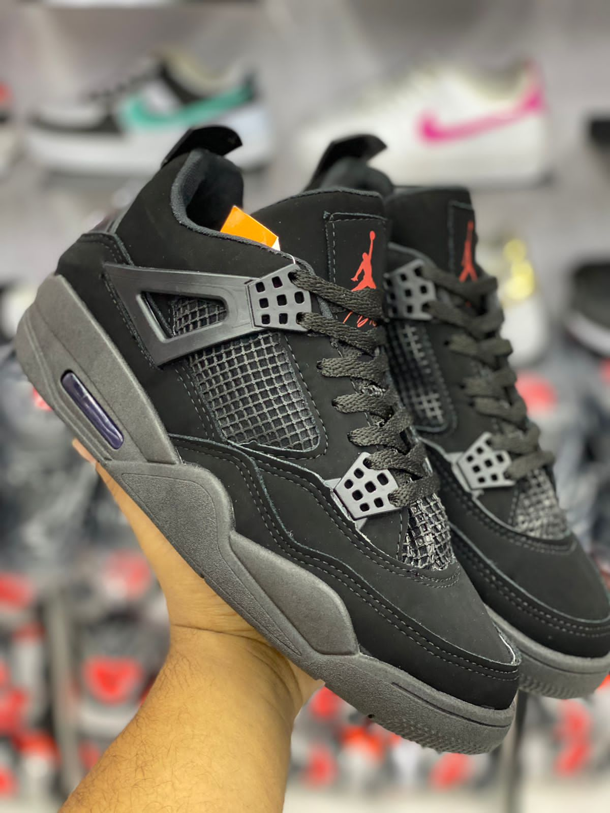 nike air jordan retro 4 black cat