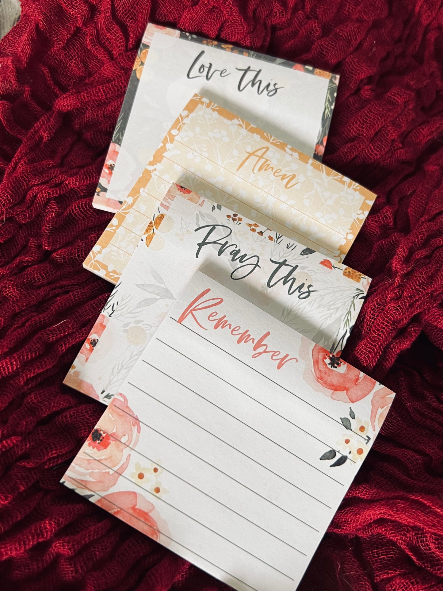 Floral Sticky Notes