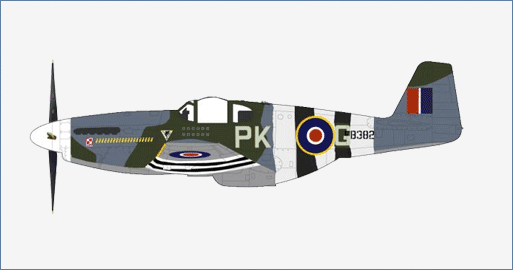 Pre-Order Hobby Master HA8513 1:48 Mustang MKIII "Eugeniusz Horbaczewski"