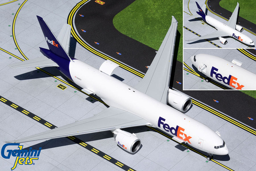 Gemini Jets G2FDX951 1:200 FedEx Boeing 777LRF (Interactive)