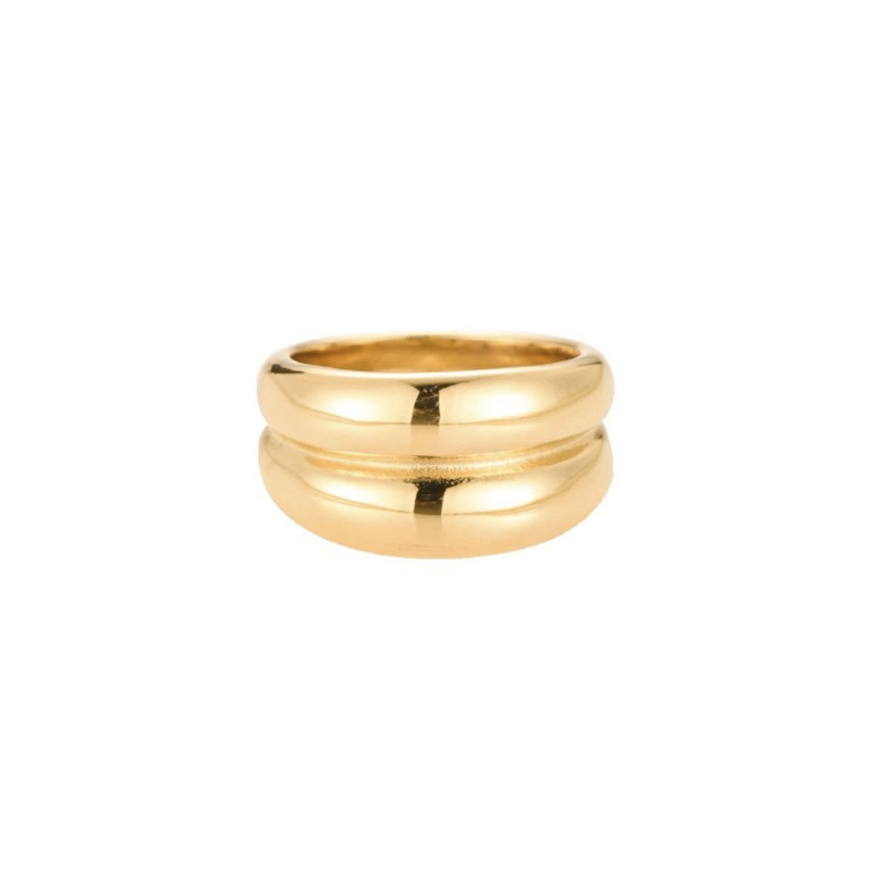 Ring Double gouden ring | Ringen – The Club