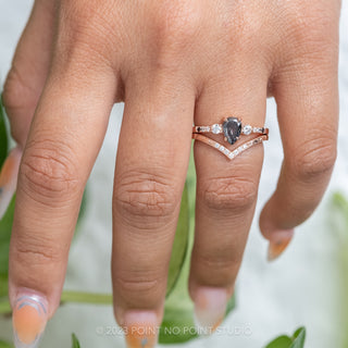 Salt and Pepper Diamond Ring 