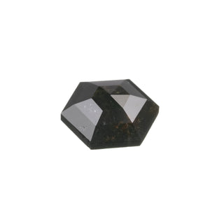 2.42 Carat Salt and Pepper Rose Cut Hexagon Diamond