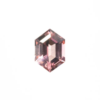 1.11 Carat Pink Brilliant Cut Hexagon Tourmaline