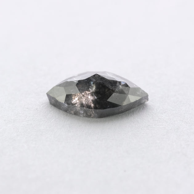 0.46 CT Marquise Shape Diamond Salt and Pepper Diamond Natural Grey Black Color Diamond Loose Natural Diamond Diamond Engagement Ring
