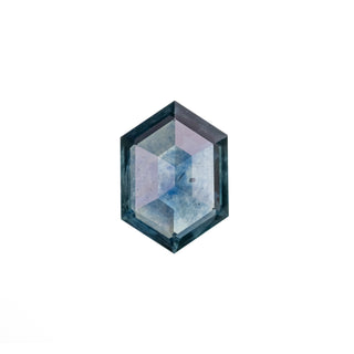 1.01 Carat Blue Rose Cut Hexagon Sapphire