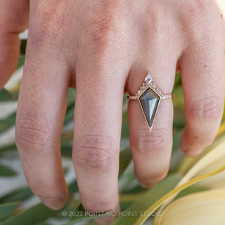 salt and pepper diamond ring