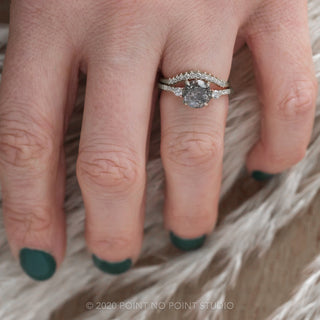 salt and pepper diamond ring