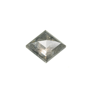 1.40 Carat Salt and Pepper Rose Cut Lozenge Diamond