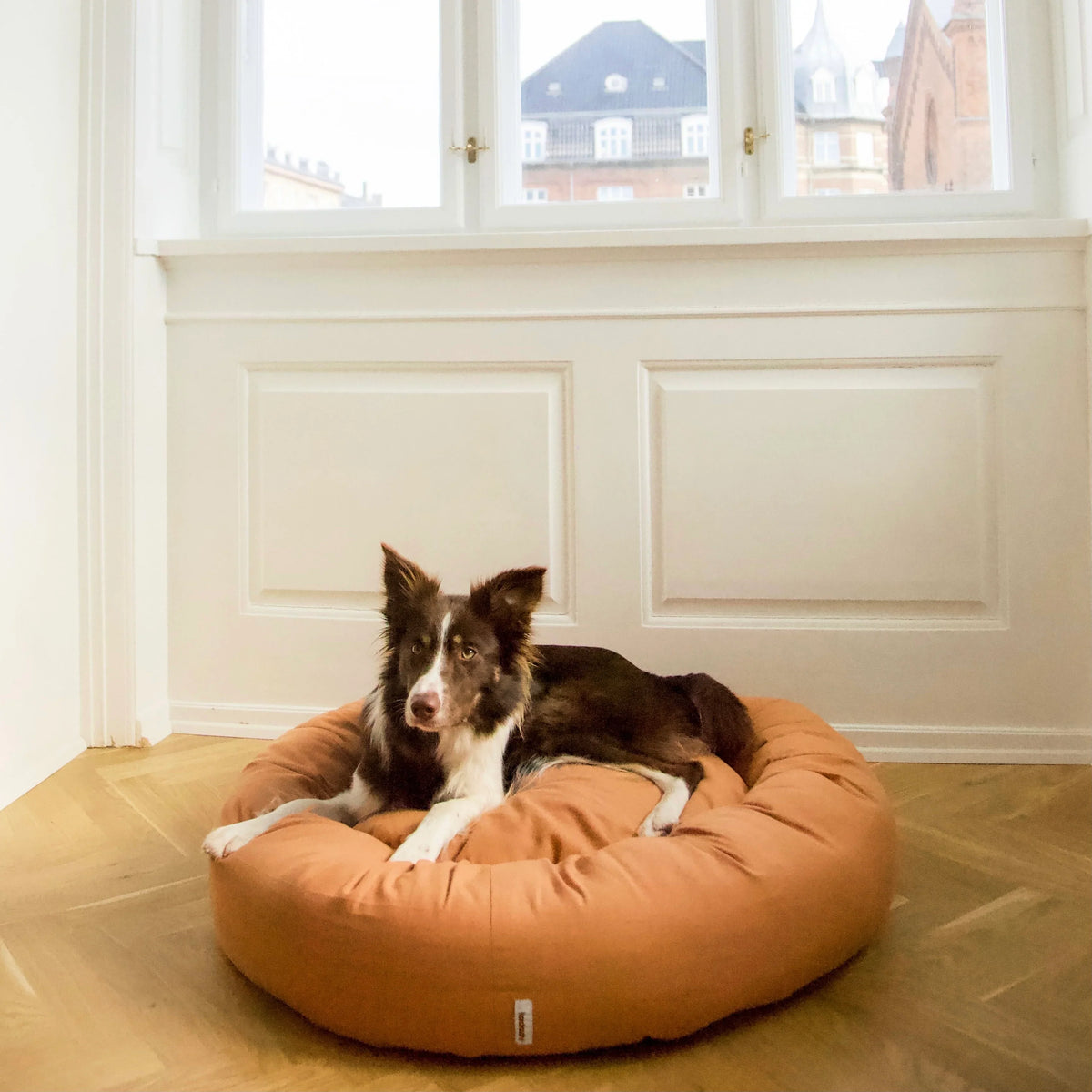 Donut bed Lichtbruin