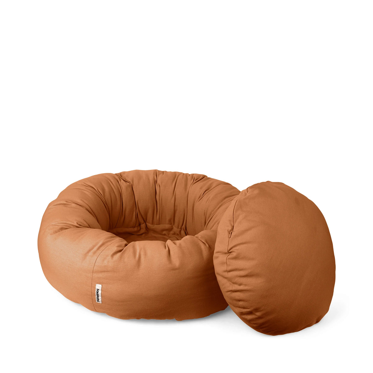 Donut bed Lichtbruin