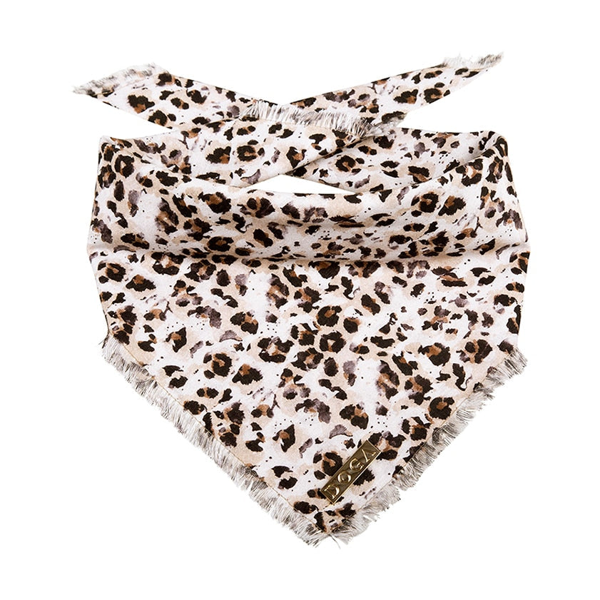 Honden bandana Leopard Brown