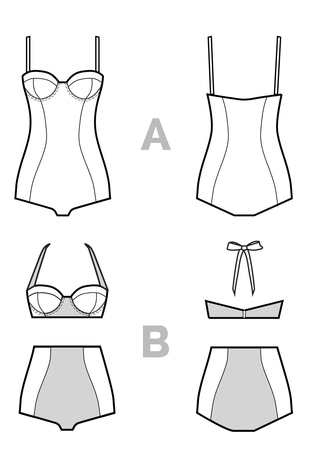 SOPHIE SWIMSUIT PATTERN