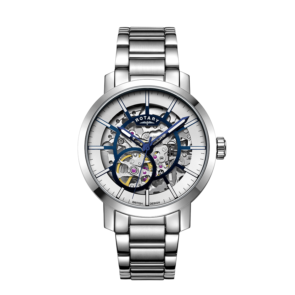 Reloj automático para hombre Rotary Greenwich Skeleton - – Rotary Watches