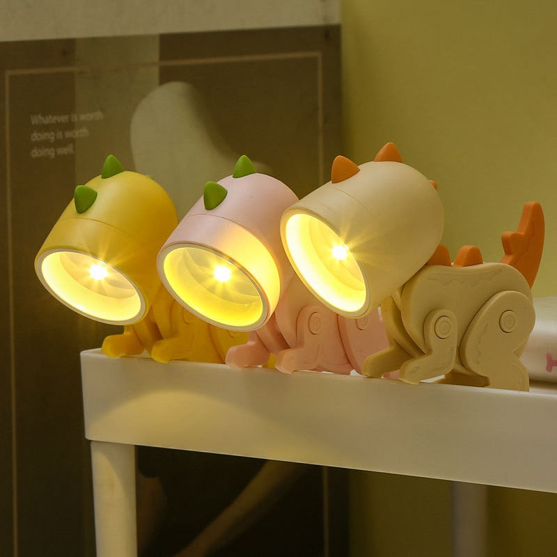 Ass Rechtsaf Veranderlijk Dino Mini Nachtlampje | Kinderkamer Decoratie Zacht Licht Verstelbaar  Batterijen – Besties On Tour