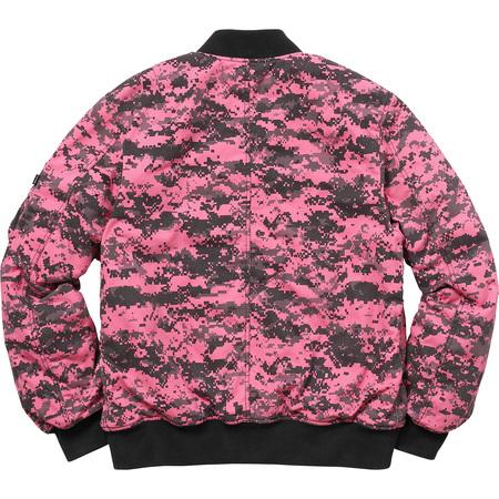Supreme Digi Camo MA-1 Pink Jacket