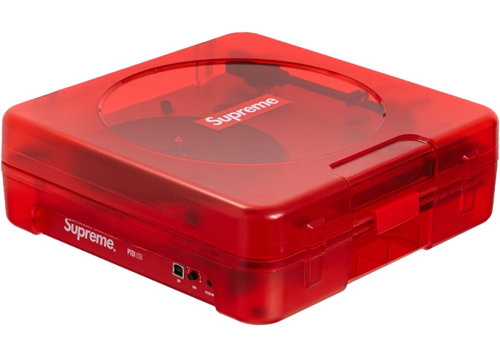 Supreme Numark PT01 Portable Turntable Red