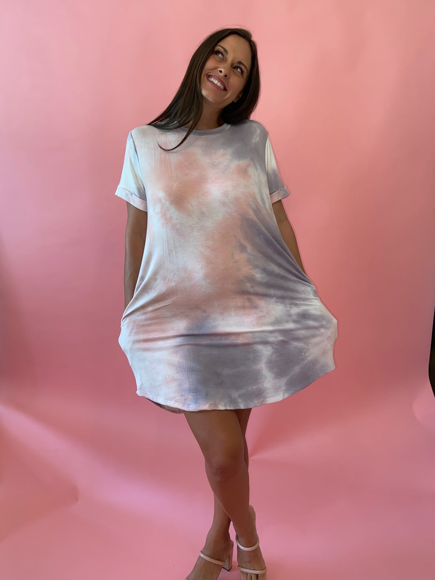 TIE DYE TEE DRESS