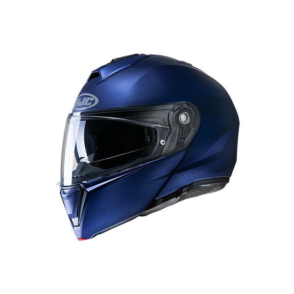 blue motorcycle visor