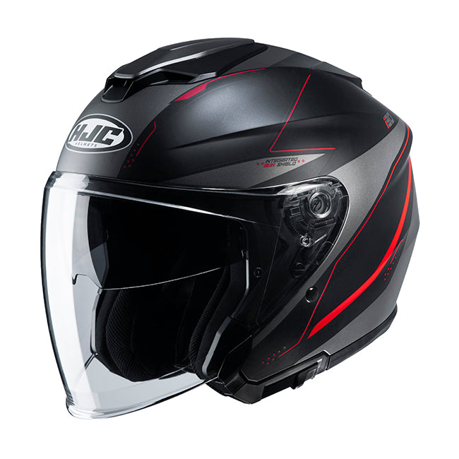 hjc open face helmet visor