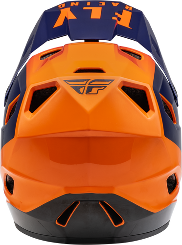 orange bmx helmet