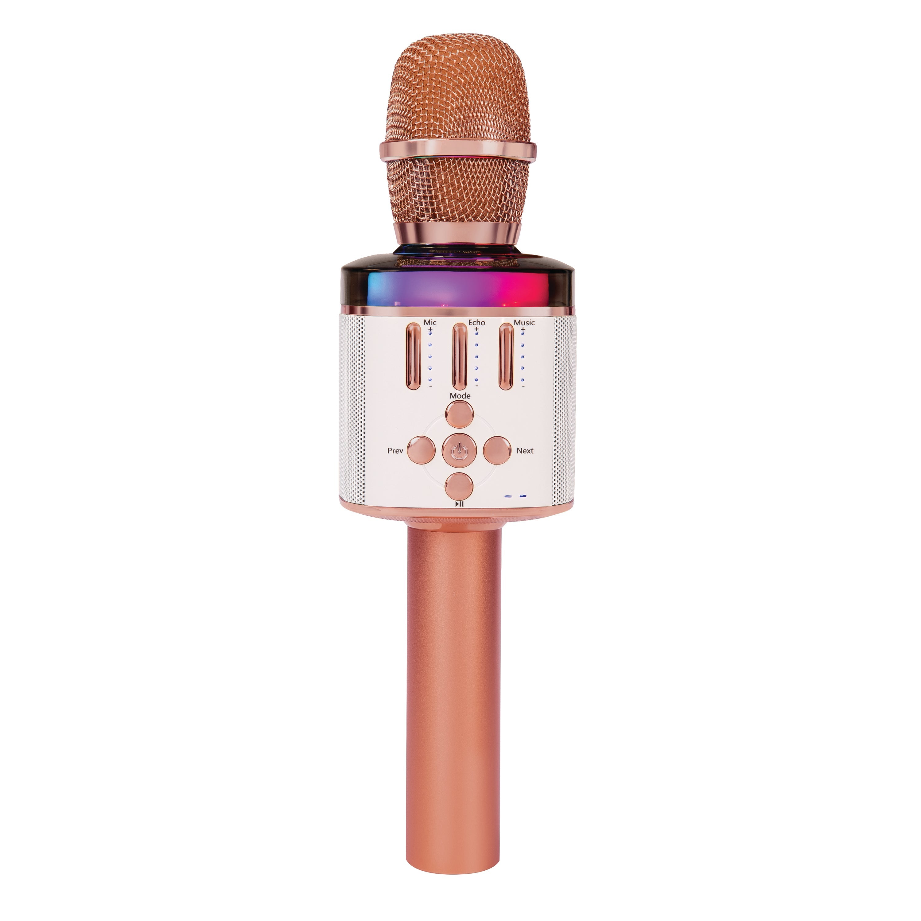 Easy Karaoke Bluetooth Wireless Microphone (Rose Gold)