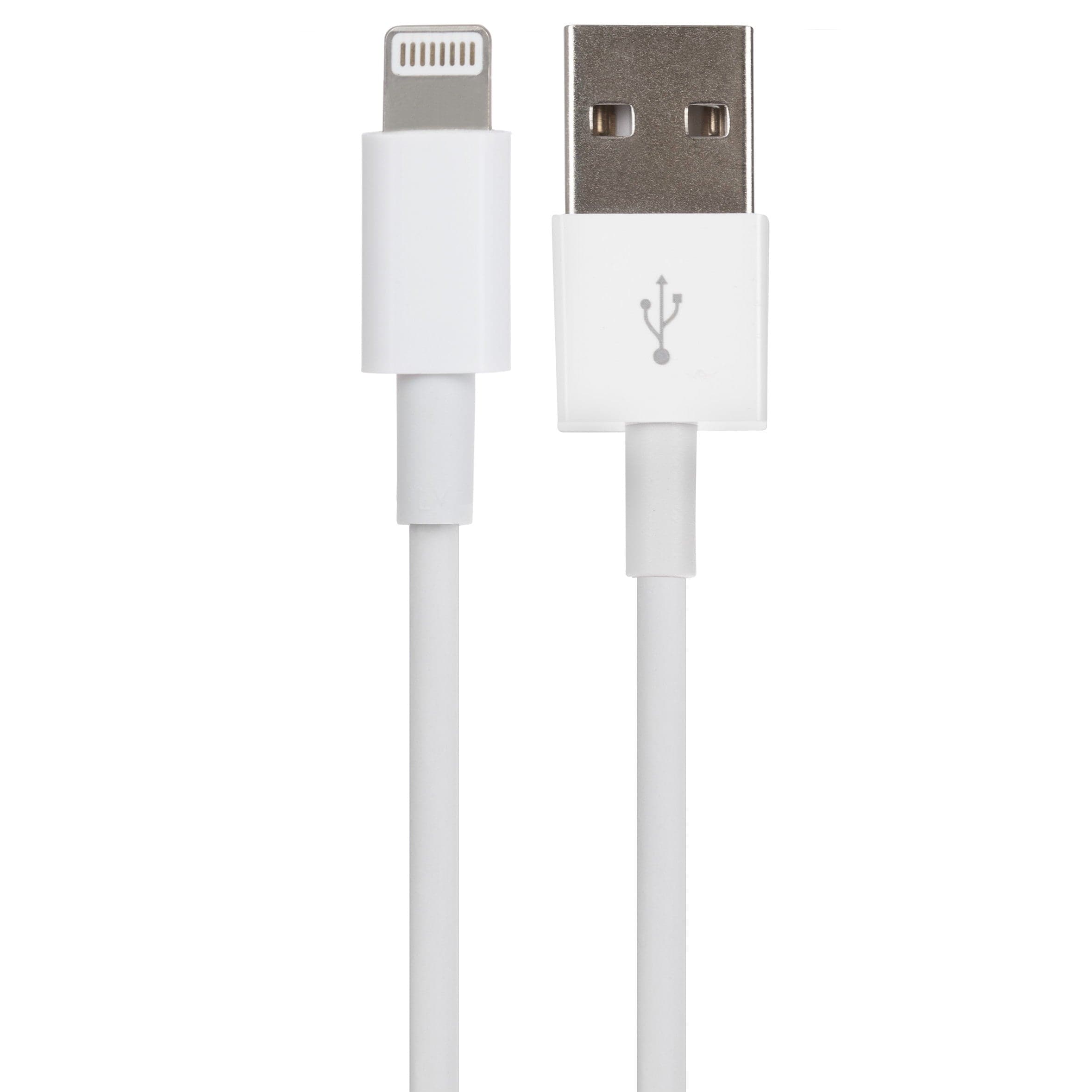 Maplin Lightning Connector to USB-A Charging Cable - White