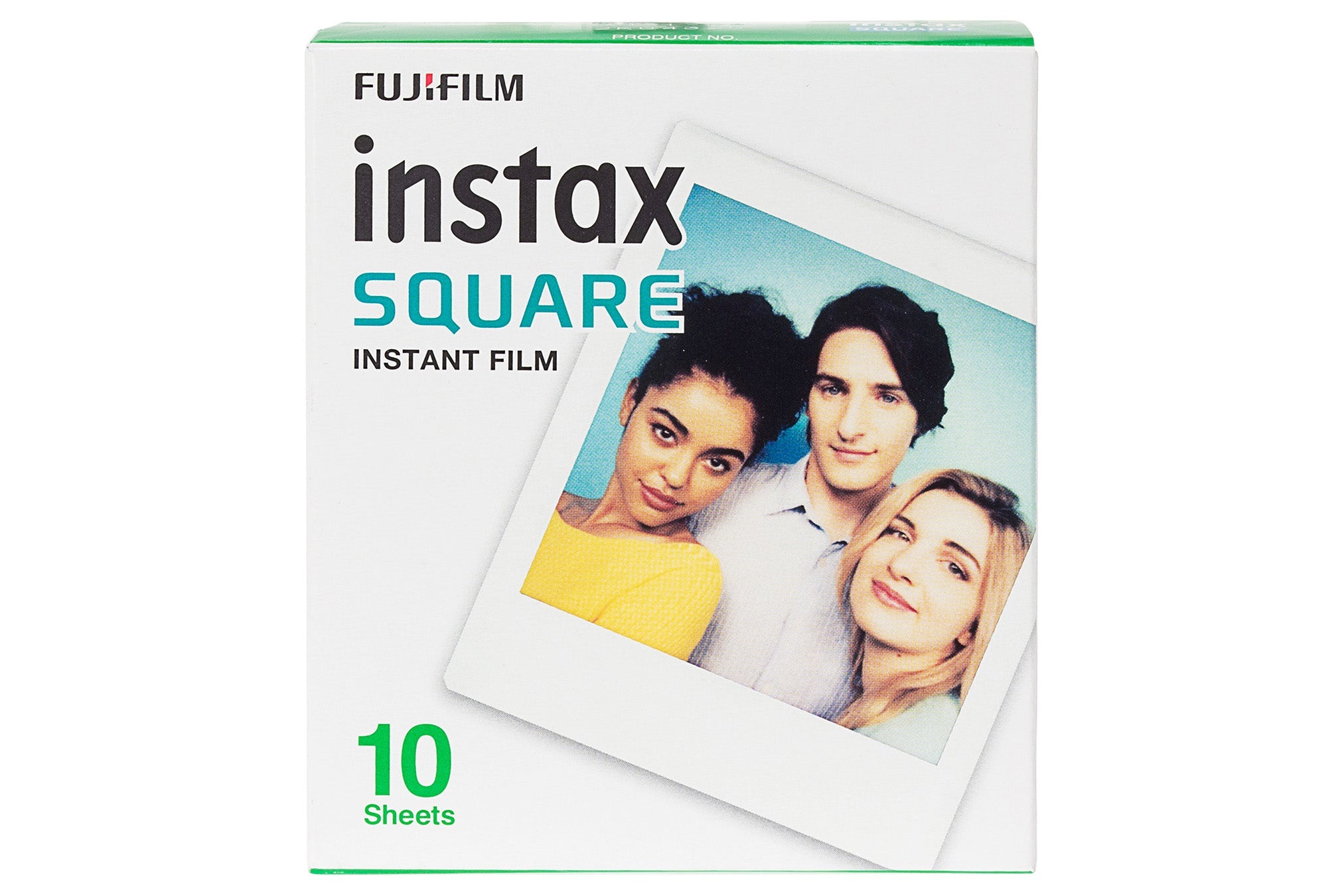 Fujifilm Instax Square Instant Photo Film - White, 10 Shot Pack