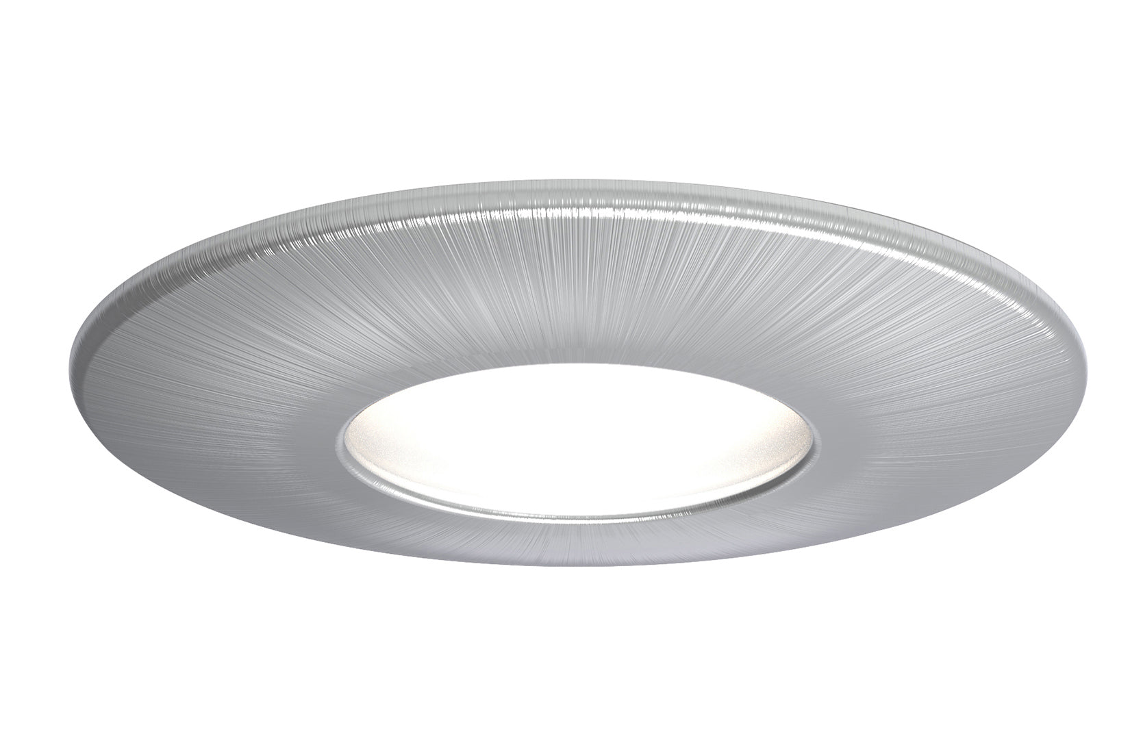 4lite WiZ Connected Fire-Rated IP65 GU10 Smart LED Downlight - Satin Chrome (Single)