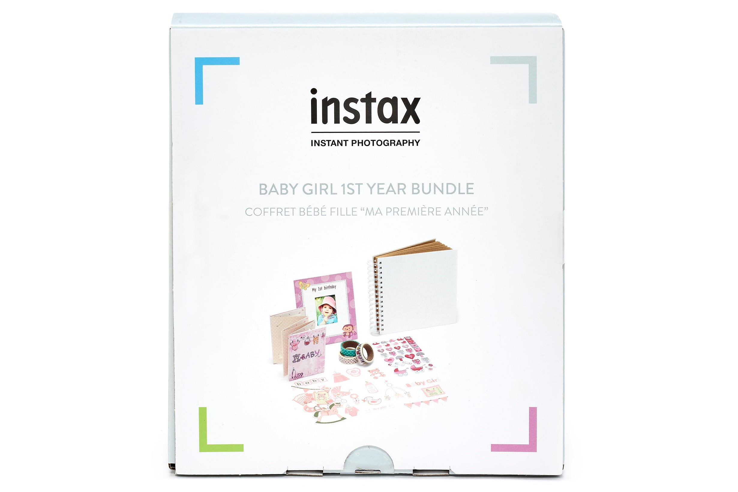 Fujifilm Instax Baby Girl 1st Year Bundle Accessory Pack for Mini Prints - Pink