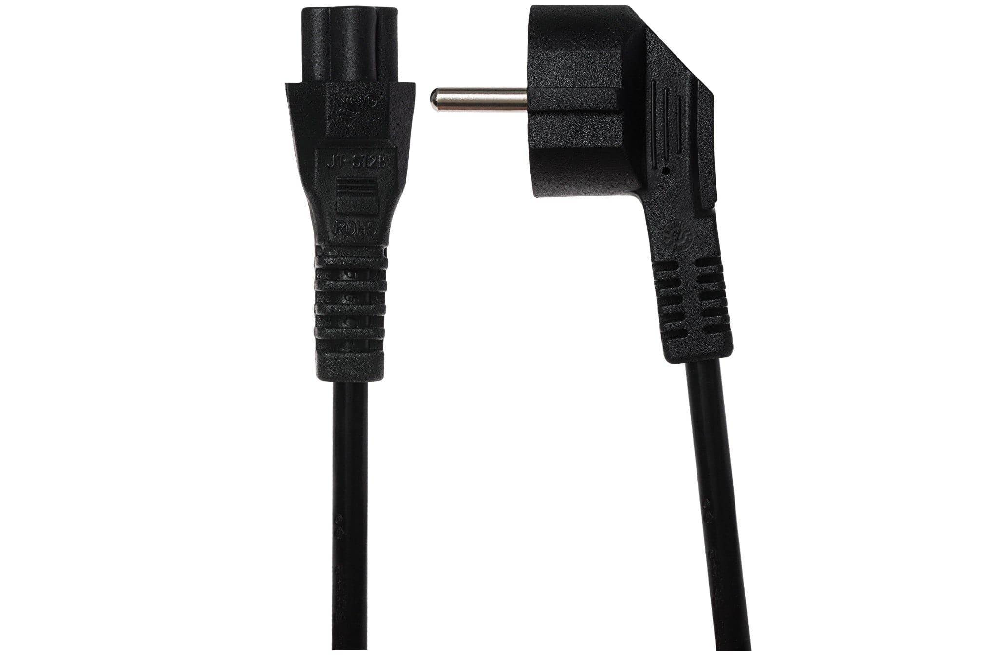 Maplin IEC C5 3pin Plug Female to EU Schuko Plug Power Supply Cable - 2m