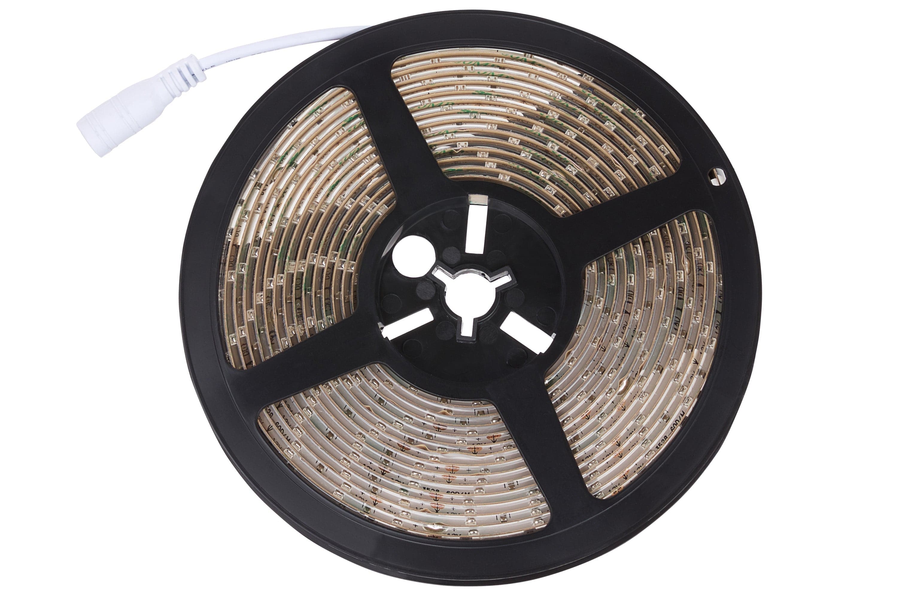 LR Technology Splash-Proof LED Tape Strip Light Kit - White, 5m