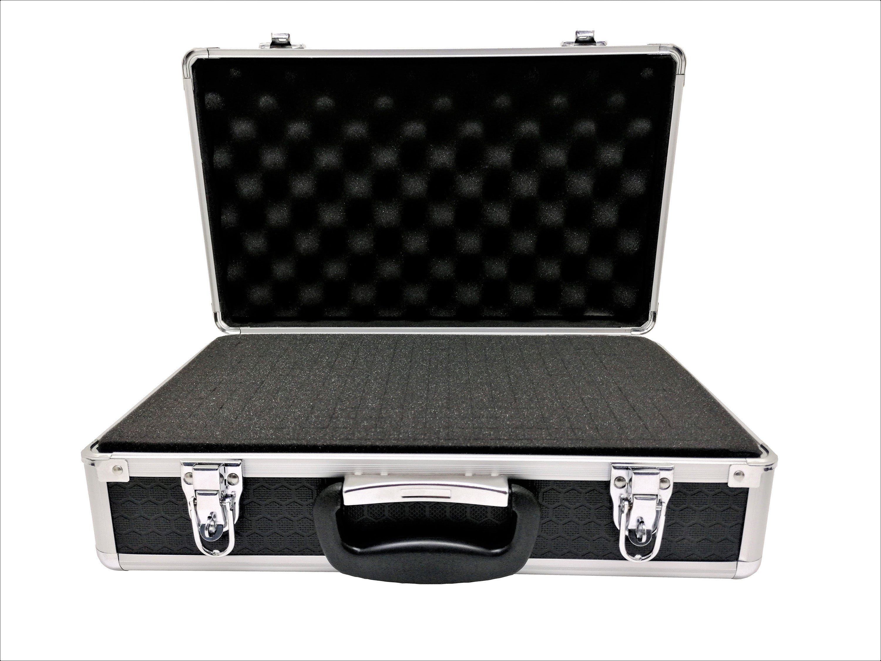 Maplin Aluminium 125 x 400 x 240mm Flight Case (Black)