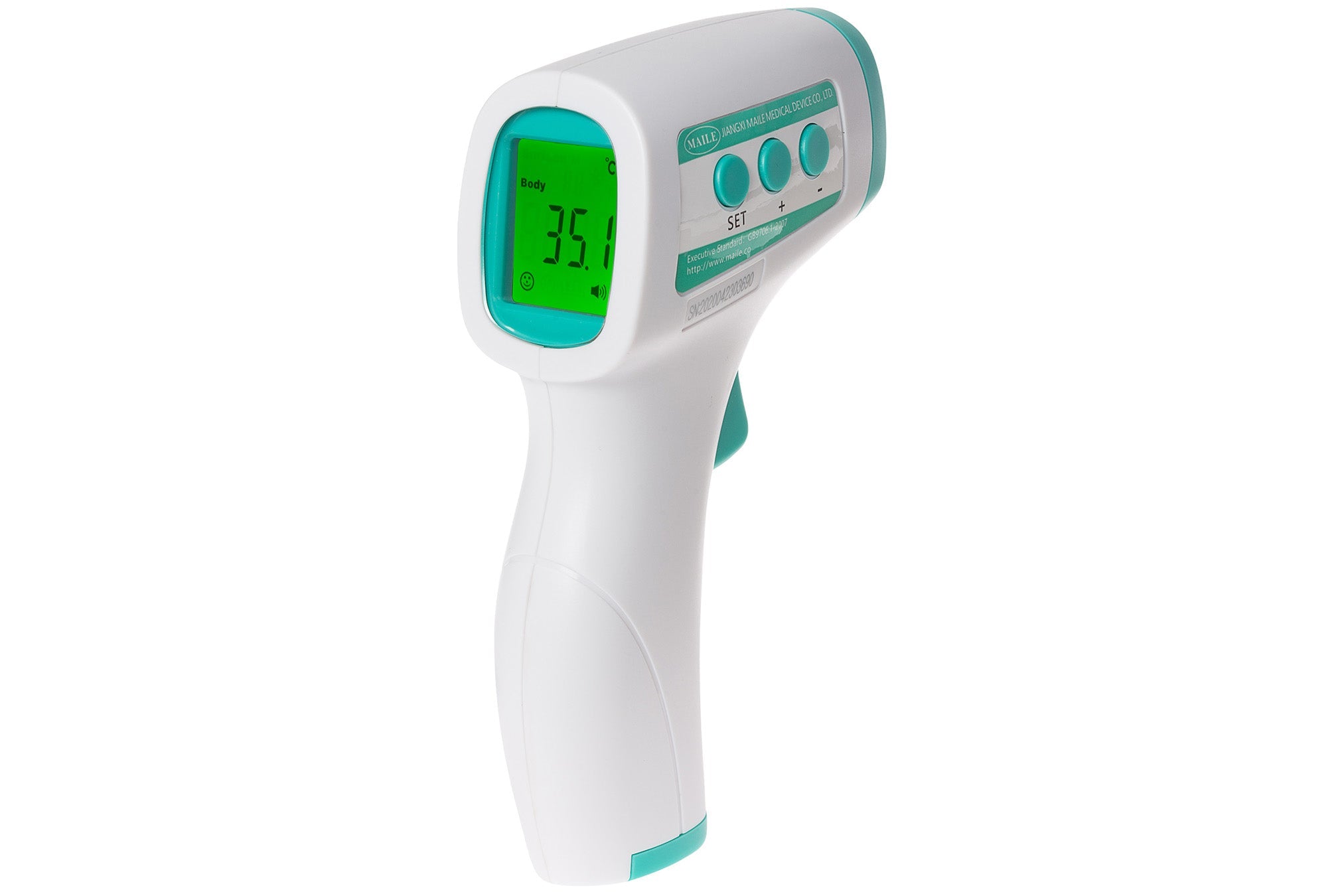 Maile Infrared Forehead Thermometer LCD Display Certified