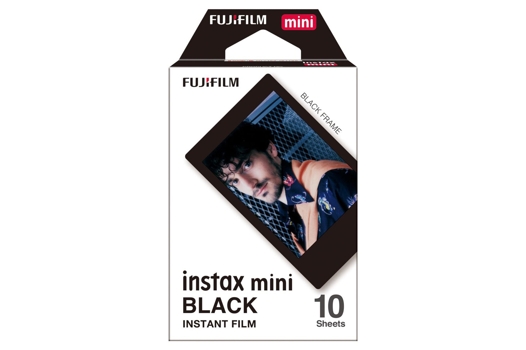 Fujifilm Instax Mini Instant Photo Film - Black (Pack of 10)