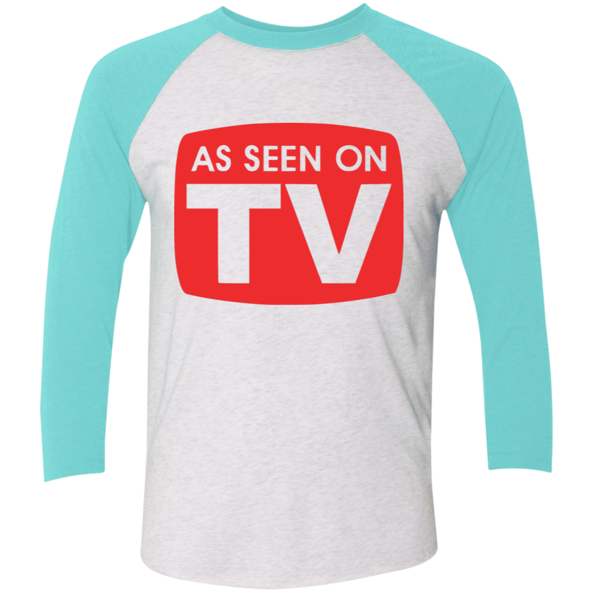 As Seen on TV Tri-Blend 3/4 Sleeve Raglan T-Shirt