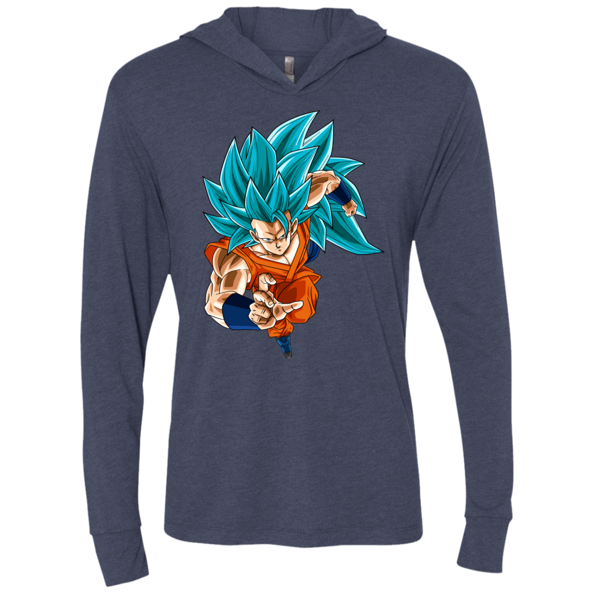Dragonball Z Unisex Triblend LS Hooded T-Shirt