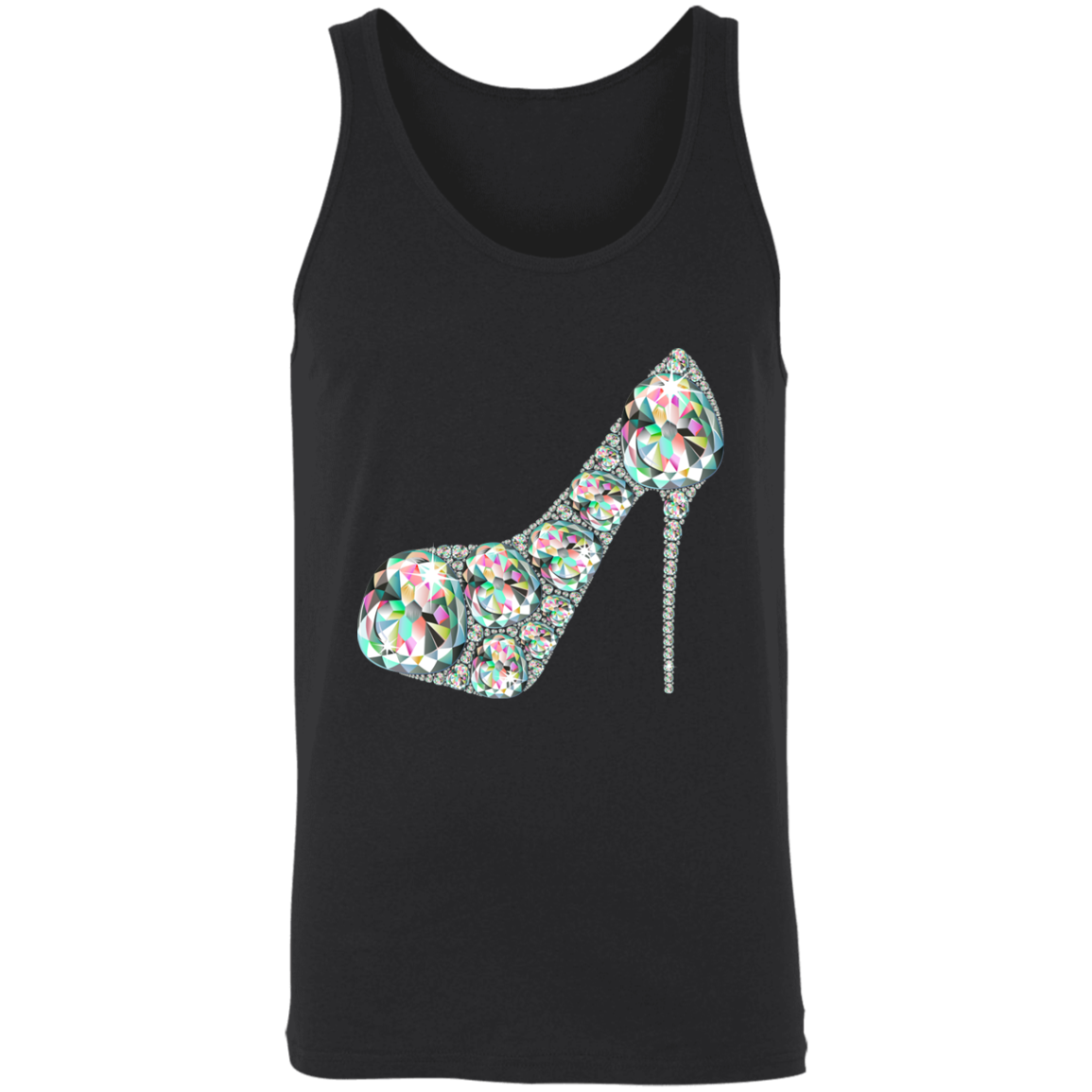 Diamond High Heels Unisex Tank