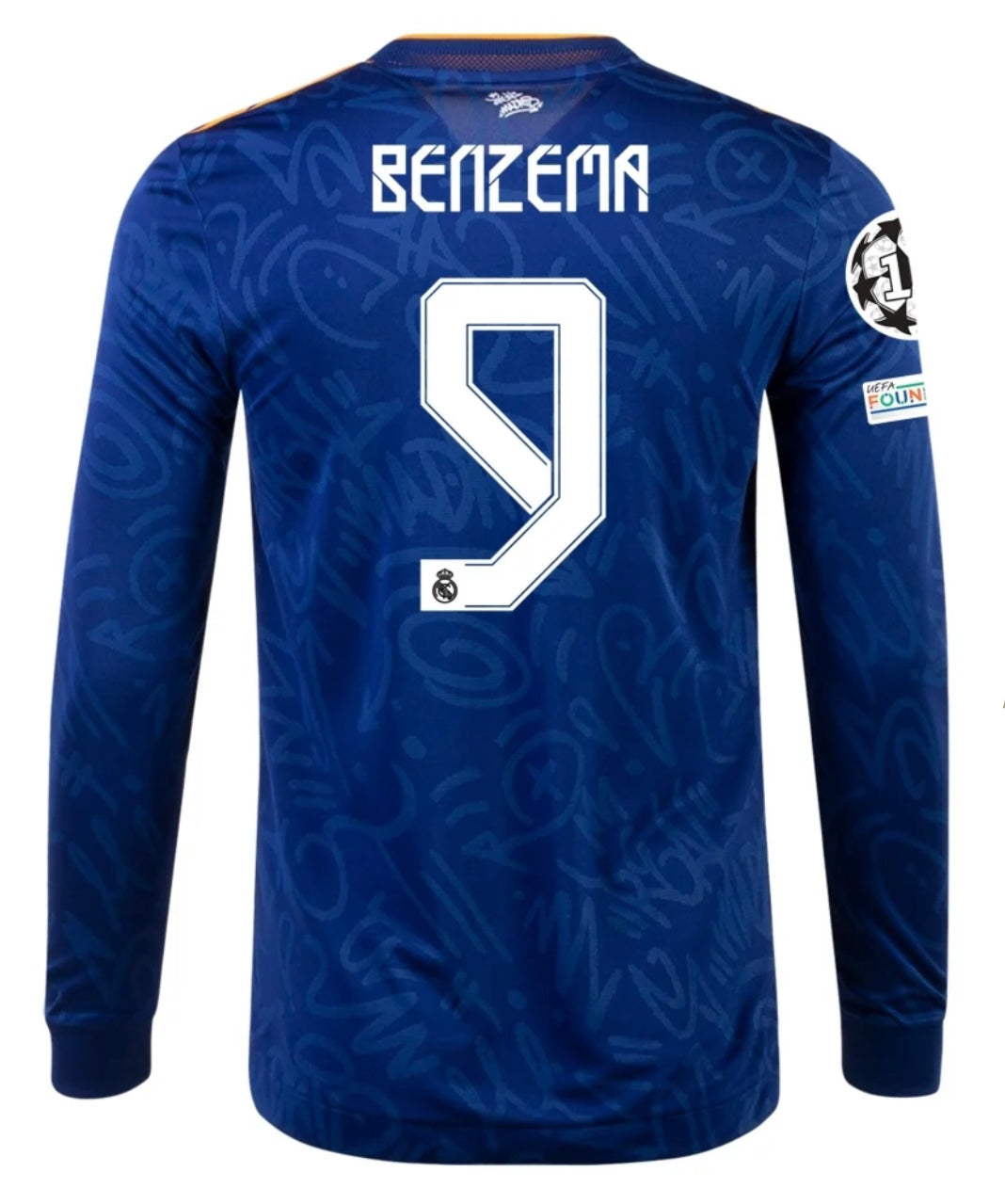 benzema long sleeve jersey